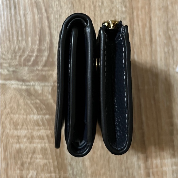 Coach Card Holder Wallet In Signature Canvas With Cherry Print CZ448 Navy blue - Picture 3 of 5